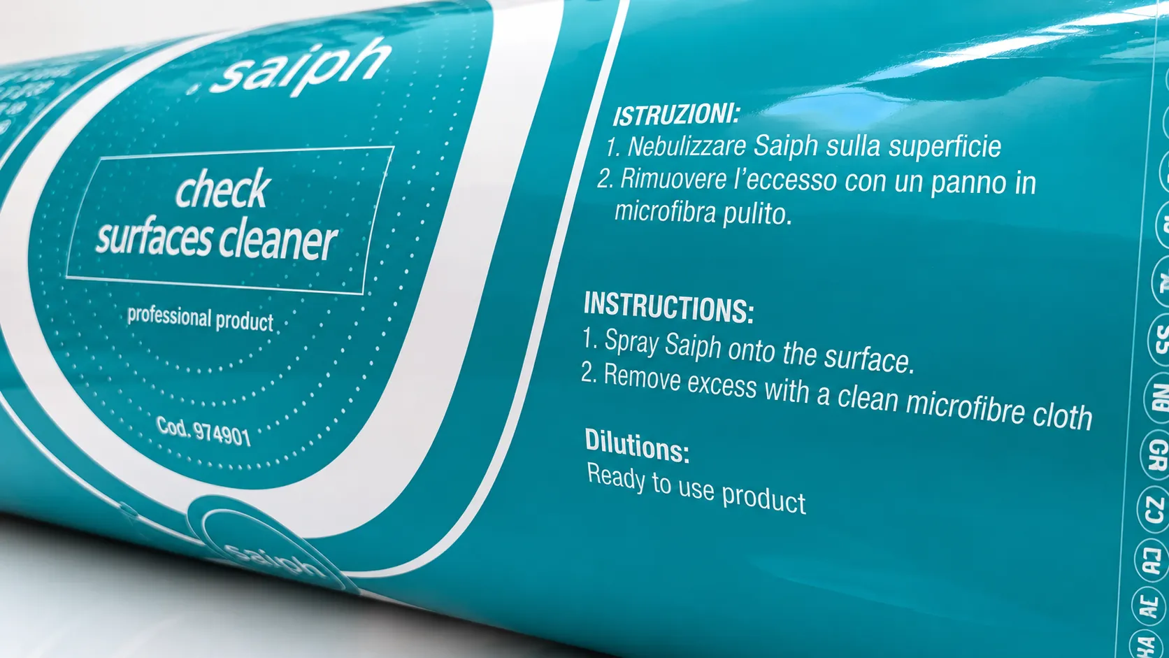 Etichetta detergente